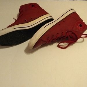 Converse All Star High Top Burgundy and White shoe for Men ,size 9